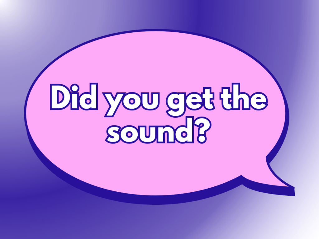 The Bite Back: Disillusioned: Did I get the sound, or did the sound get&nbsp;me?